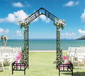 Premium 7.2ft Circular Metal Event Arch Frame- Black